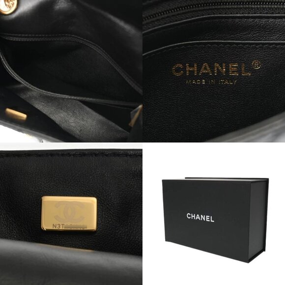 CHANEL 2.55 Mini Handbag 7.9" Matelasse ChainShoulder Black/Noir - Picture 7 of 12